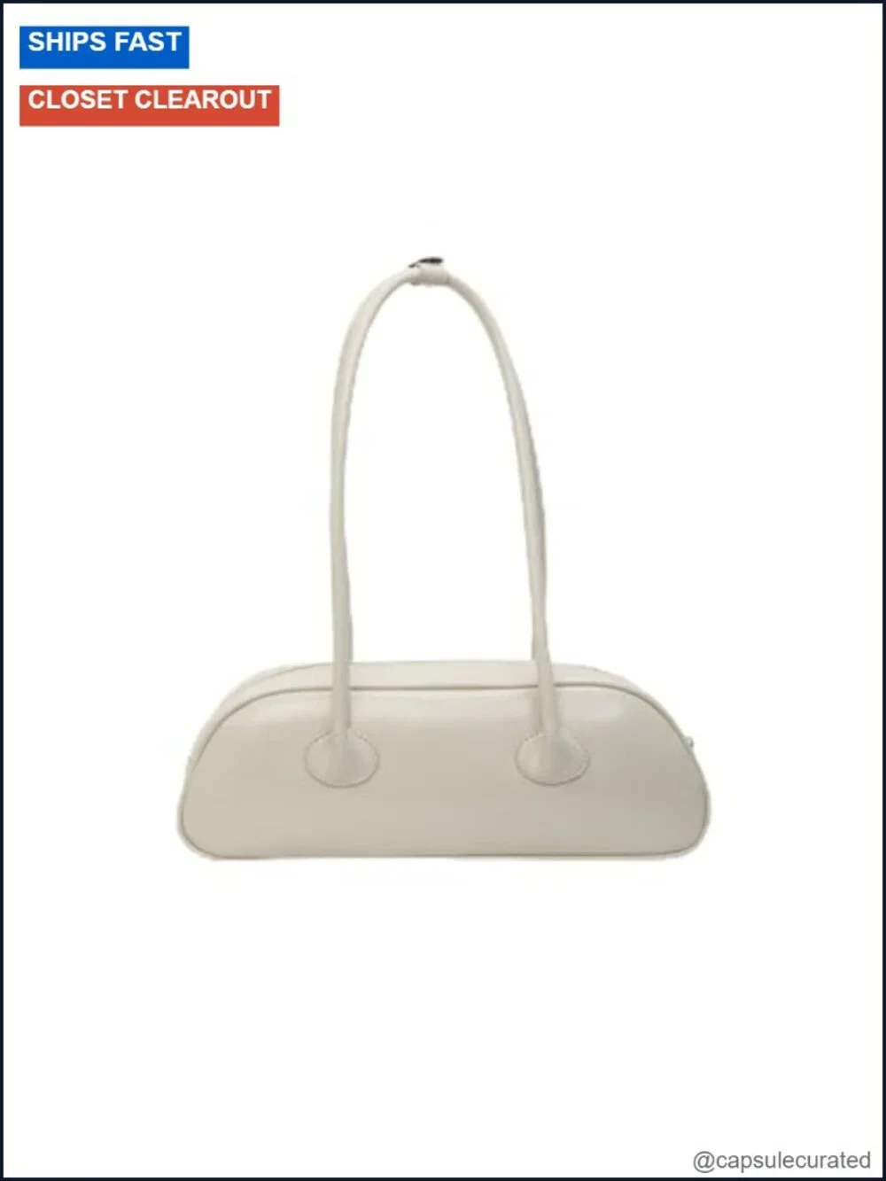 PU Leather Women's Top Handle Small Handbag Hobo Shoulder Bag - Waterproof